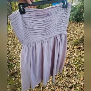NWT Charlotte Russe Lavender Strapless Dress